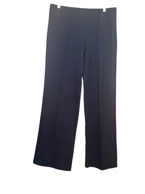 NWT OGLmove Straight Leg Creased Pants SZ L Navy Workwear Athleisure Stretch